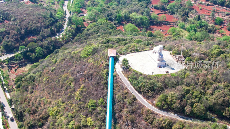 云南山川红土地航拍摄影图