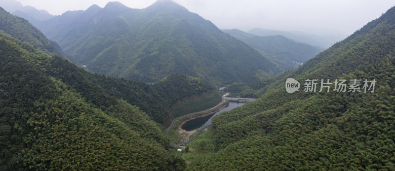 杭州富阳石梯水库风光