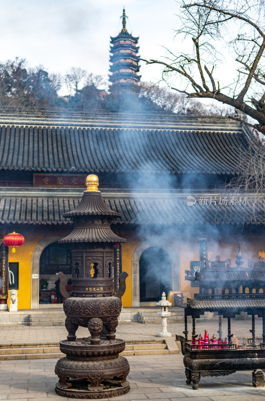 江苏镇江焦山风景区景点景观