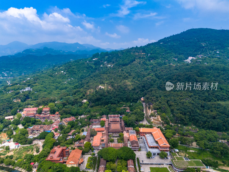 福建莆田南山广化寺航拍图