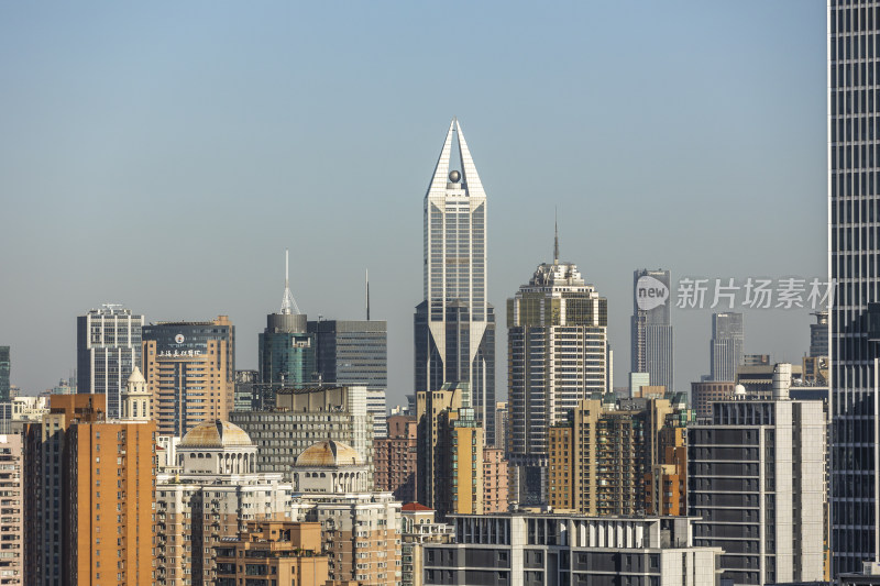 上海明天广场建筑城市风光摄影