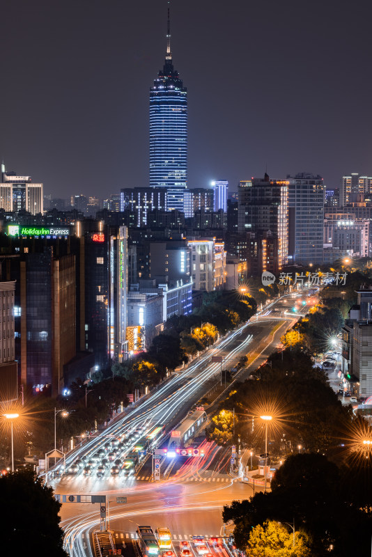 常州新北通江路夜景