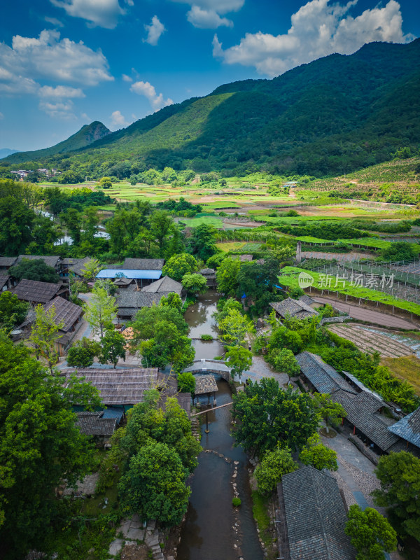 桂林自然风光4A景区东漓古村