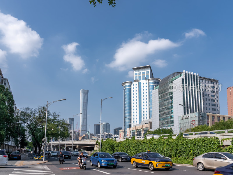 北京朝阳区国贸CBD建筑群