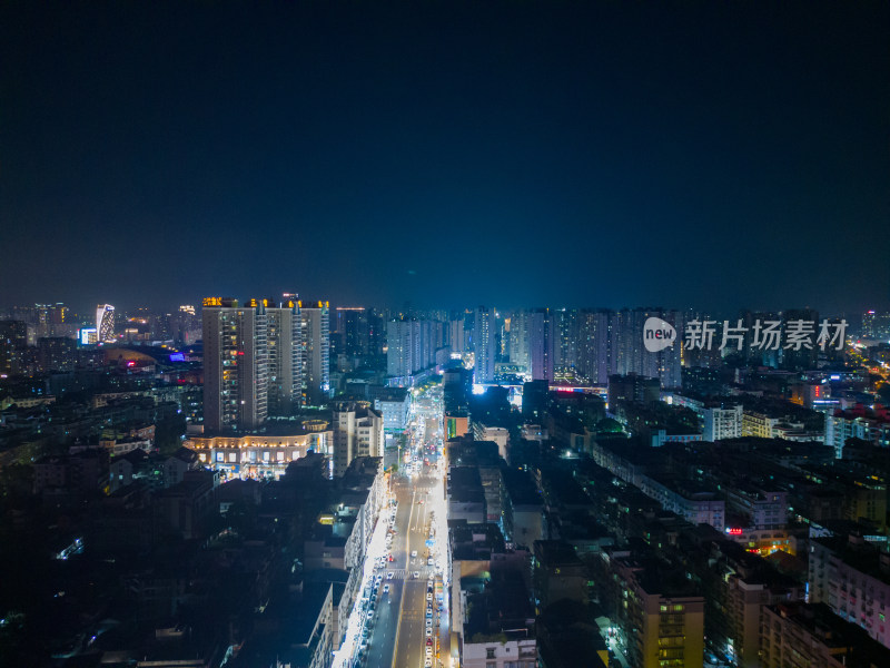 福建莆田文献路夜景