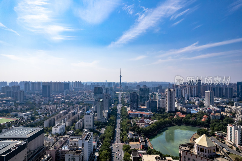 株洲城市风光航拍图