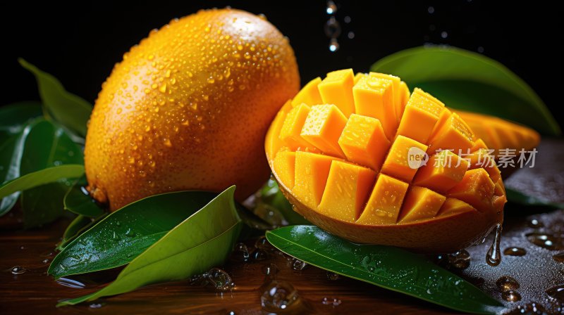 水果系列，黄色芒果