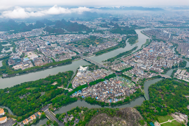 桂林城市航拍