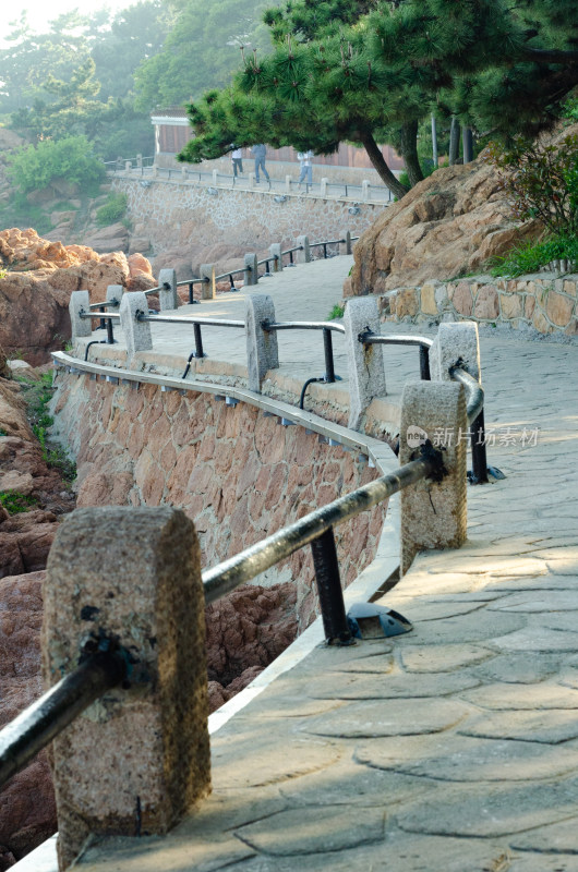 山东青岛海滨栈道