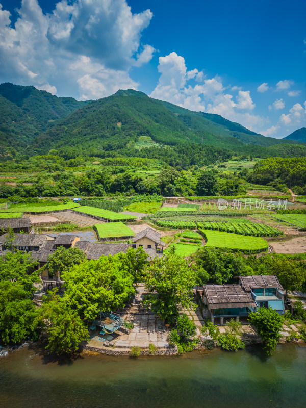 桂林4A景区东漓古村航拍