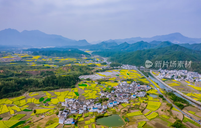 安徽宣城绩溪县伏岭村风光