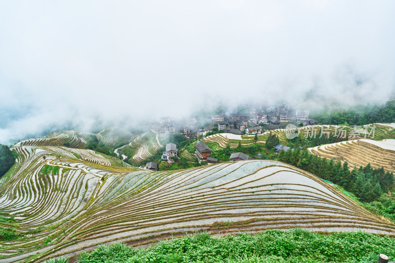 桂林龙脊梯田