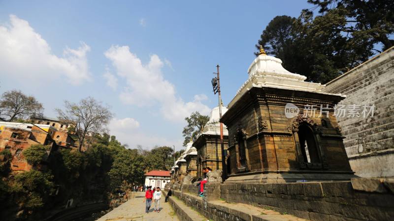 尼泊尔  加德满都 广场 古建筑