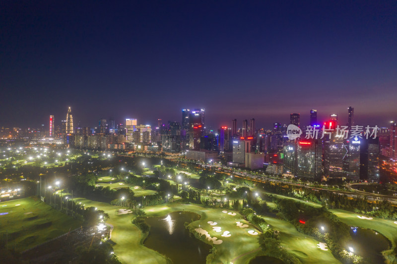 深圳沙河高尔夫夜景