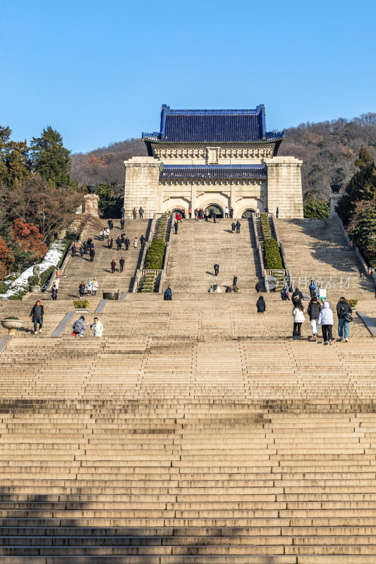 南京钟山风景区中山陵景点景观