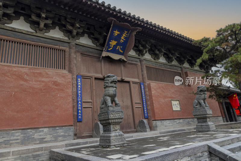 山西大同金代古寺善化寺古建筑