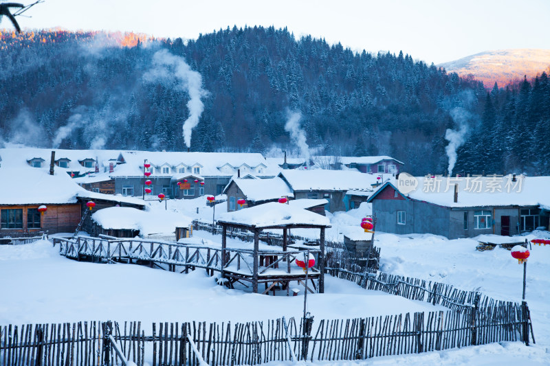 黑龙江 双峰林场 雪乡