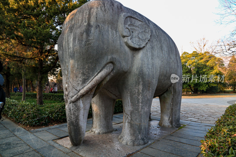 南京明孝陵景区石像生