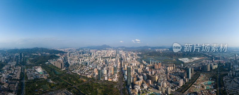 深圳罗湖全景航拍