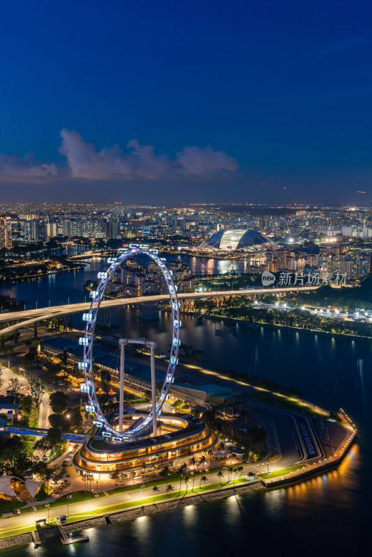 新加坡城市夜景