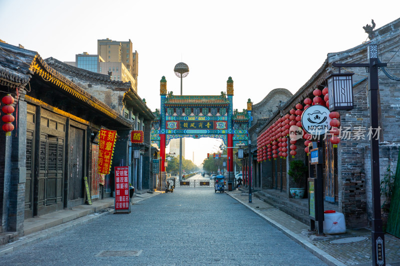 山西祁县晋商老街古城渠家大院