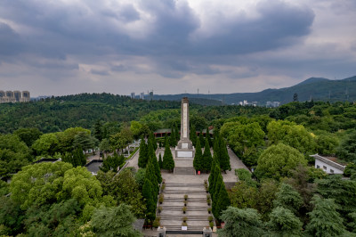 湖北襄阳城市风光旅游景区地标建筑航拍图