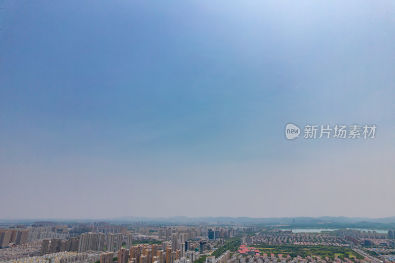 安徽淮北城市风光航拍图