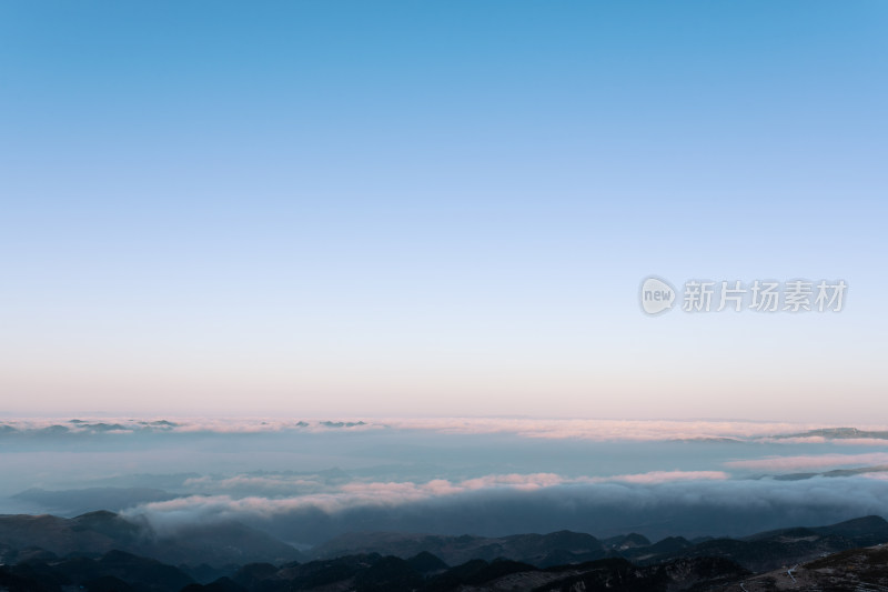 贵州高原的日出风光