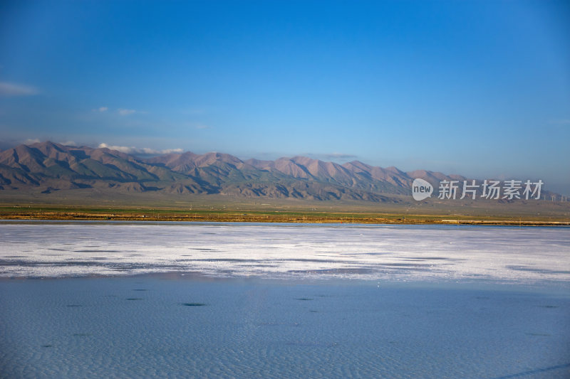 青海省茶卡盐湖风景