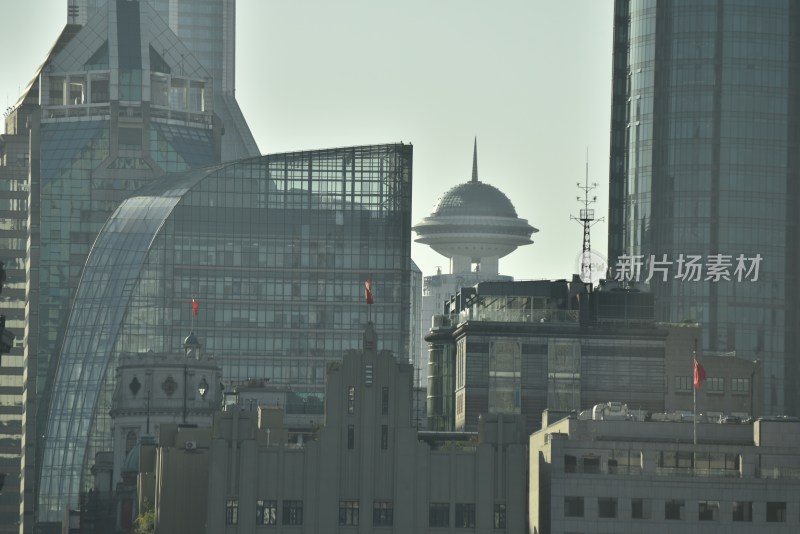 黄浦江的建筑风景