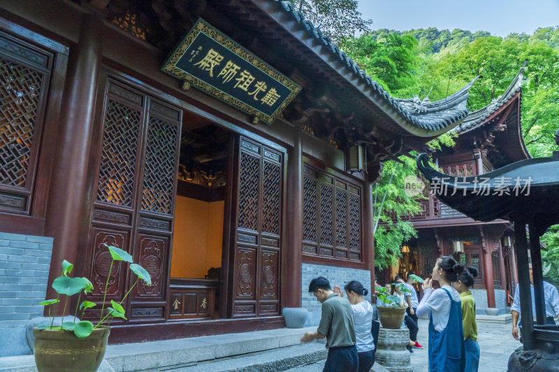 杭州飞来峰韬光寺古建筑