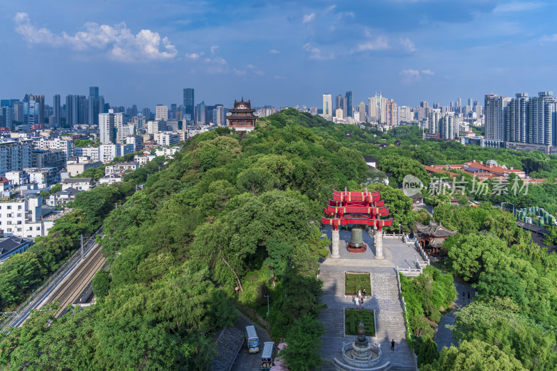 武汉武昌区黄鹤楼公园风景