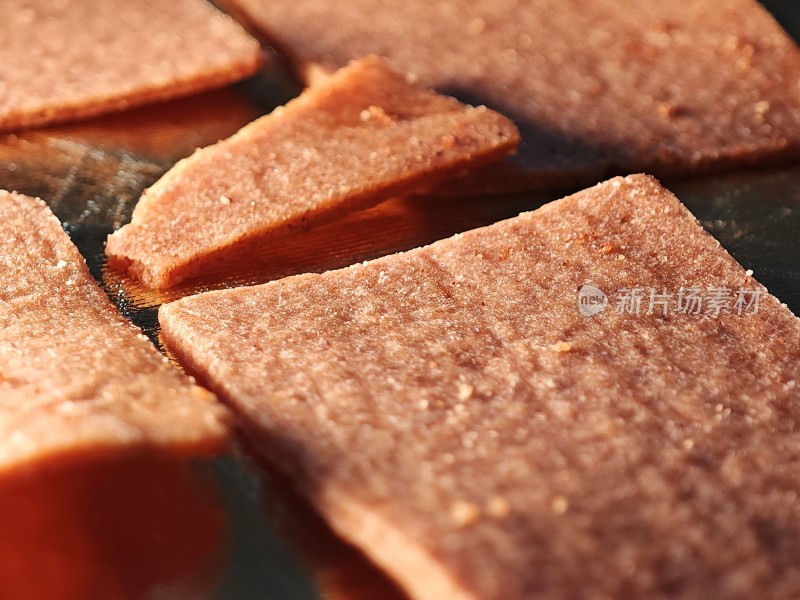 山楂片食品特写展示