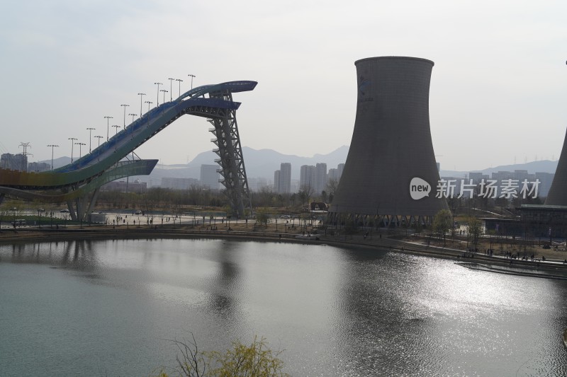 首钢园风景春天