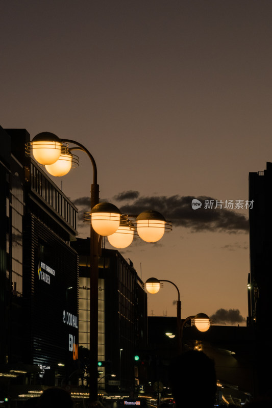 日本京都鸭川夜景