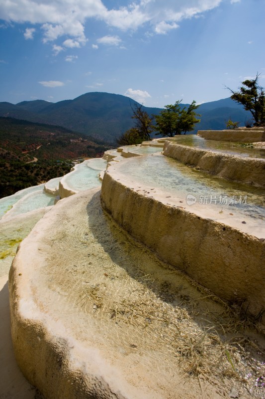 云南,白水台,