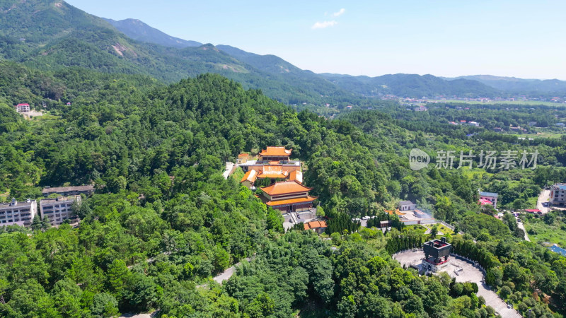 航拍湖南衡阳万寿广场万寿大鼎福寿寺 (2) 1