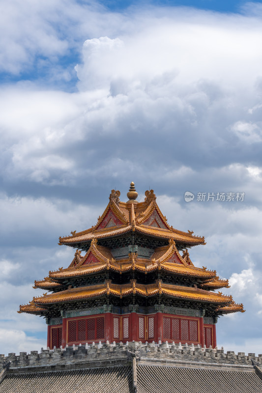 北京故宫角楼风景