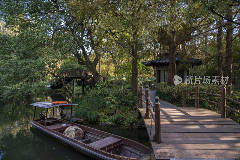 杭州西湖风景区曲院风荷风景