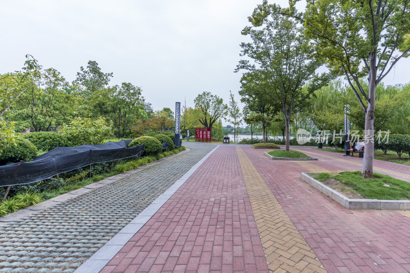 武汉江夏区韵湖湿地公园风景