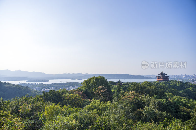 杭州吴山景区江湖汇观