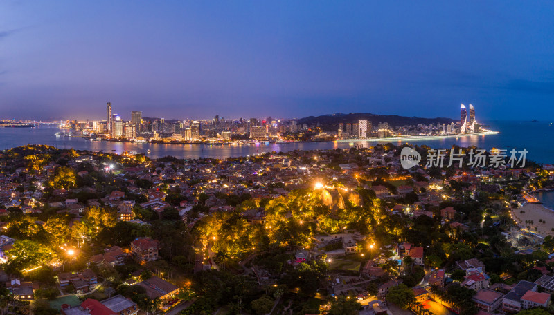 厦门全貌夜景