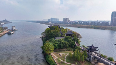 衡阳石鼓书院4A景区 航拍图