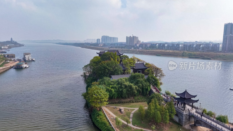 衡阳石鼓书院4A景区 航拍图