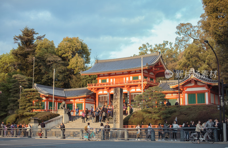 日本京都八坂神社景观