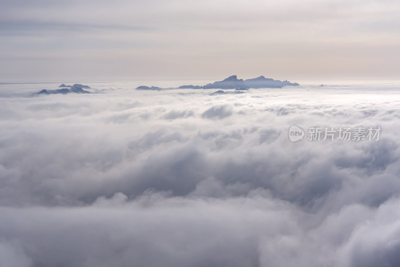 山川云海自然风景航拍