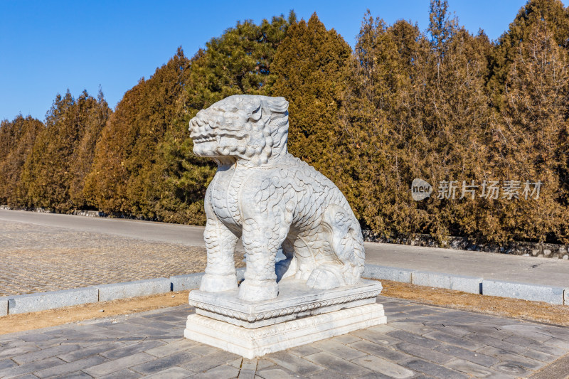 河北唐山市遵化清东陵石像生麒麟