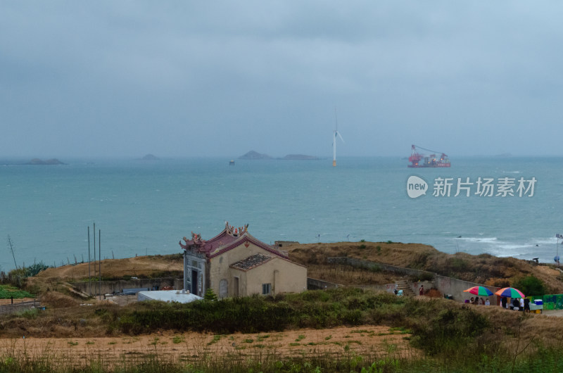 福建福州平潭岛海边的三爷宫