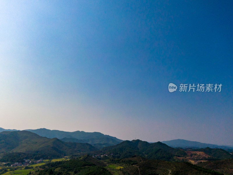 大自然青山绿水植物航拍