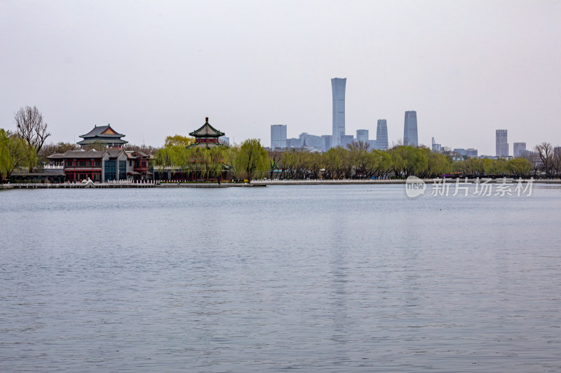 北京什刹海后海公园景点景观